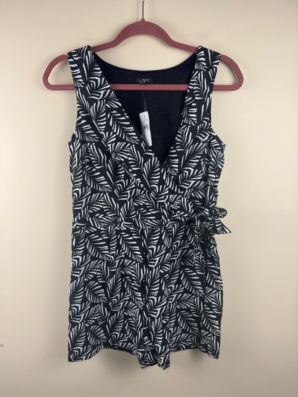 LOFT Palm Leaf Romper